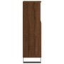 Armario de baño madera contrachapada marrón roble 30x30x100 cm de vidaXL, Tocadores de baño - Ref: Foro24-831571, Precio: 46,...