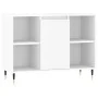 Mueble de baño madera de ingeniería blanco brillo 80x33x60 cm de vidaXL, Tocadores de baño - Ref: Foro24-831622, Precio: 62,5...