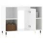 Mueble de baño madera de ingeniería blanco brillo 80x33x60 cm de vidaXL, Tocadores de baño - Ref: Foro24-831622, Precio: 62,5...