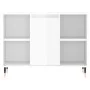 Mueble de baño madera de ingeniería blanco brillo 80x33x60 cm de vidaXL, Tocadores de baño - Ref: Foro24-831622, Precio: 62,5...