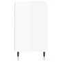 Mueble de baño madera de ingeniería blanco brillo 80x33x60 cm de vidaXL, Tocadores de baño - Ref: Foro24-831622, Precio: 62,5...