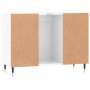 Mueble de baño madera de ingeniería blanco brillo 80x33x60 cm de vidaXL, Tocadores de baño - Ref: Foro24-831622, Precio: 63,30 €
