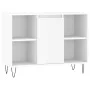 Mueble de baño madera de ingeniería blanco brillo 80x33x60 cm de vidaXL, Tocadores de baño - Ref: Foro24-831630, Precio: 53,0...