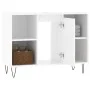 Mueble de baño madera de ingeniería blanco brillo 80x33x60 cm de vidaXL, Tocadores de baño - Ref: Foro24-831630, Precio: 53,0...