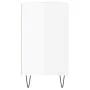 Mueble de baño madera de ingeniería blanco brillo 80x33x60 cm de vidaXL, Tocadores de baño - Ref: Foro24-831630, Precio: 53,0...