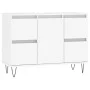 Badmöbel aus Holzwerkstoff weiß 80x33x60 cm von vidaXL, Badezimmerwaschtische - Ref: Foro24-831652, Preis: 91,06 €, Rabatt: %