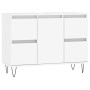 Engineered wood bathroom cabinet in white, 80x33x60 cm by vidaXL, bathroom vanities - Ref: Foro24-831652, Price: 92,46 €, Dis...