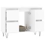 Badmöbel aus Holzwerkstoff weiß 80x33x60 cm von vidaXL, Badezimmerwaschtische - Ref: Foro24-831652, Preis: 92,46 €, Rabatt: %