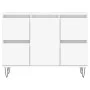 Badmöbel aus Holzwerkstoff weiß 80x33x60 cm von vidaXL, Badezimmerwaschtische - Ref: Foro24-831652, Preis: 91,06 €, Rabatt: %