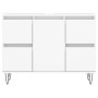 Badmöbel aus Holzwerkstoff weiß 80x33x60 cm von vidaXL, Badezimmerwaschtische - Ref: Foro24-831652, Preis: 92,46 €, Rabatt: %
