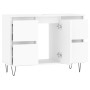 Badmöbel aus Holzwerkstoff weiß 80x33x60 cm von vidaXL, Badezimmerwaschtische - Ref: Foro24-831652, Preis: 92,46 €, Rabatt: %