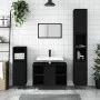 Mueble de baño madera de ingeniería negro 80x33x60 cm de vidaXL, Tocadores de baño - Ref: Foro24-831629, Precio: 57,80 €, Des...