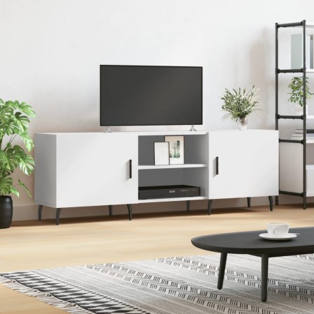 Weißer TV-Schrank aus Holzwerkstoff, 150 x 30 x 50 cm von vidaXL, TV-Möbel - Ref: Foro24-829108, Preis: 94,74 €, Rabatt: %