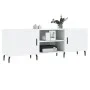 Mueble para TV madera de ingeniería blanco 150x30x50 cm de vidaXL, Muebles TV - Ref: Foro24-829108, Precio: 90,53 €, Descuent...