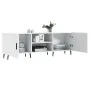 Weißer TV-Schrank aus Holzwerkstoff, 150 x 30 x 50 cm von vidaXL, TV-Möbel - Ref: Foro24-829108, Preis: 90,53 €, Rabatt: %