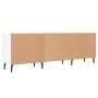 Weißer TV-Schrank aus Holzwerkstoff, 150 x 30 x 50 cm von vidaXL, TV-Möbel - Ref: Foro24-829108, Preis: 90,53 €, Rabatt: %