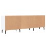 Weißer TV-Schrank aus Holzwerkstoff, 150 x 30 x 50 cm von vidaXL, TV-Möbel - Ref: Foro24-829108, Preis: 94,74 €, Rabatt: %