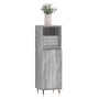 Armario de baño madera contrachapada gris Sonoma 30x30x100 cm von vidaXL, Badezimmerwaschtische - Ref: Foro24-831554, Preis: ...