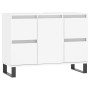 Weißer Badezimmerschrank aus Holzwerkstoff, 80 x 33 x 60 cm von vidaXL, Badezimmerwaschtische - Ref: Foro24-831660, Preis: 88...