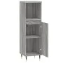 Armario de baño madera contrachapada gris Sonoma 30x30x100 cm by vidaXL, bathroom vanities - Ref: Foro24-831554, Price: 49,16...