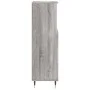 Armario de baño madera contrachapada gris Sonoma 30x30x100 cm by vidaXL, bathroom vanities - Ref: Foro24-831554, Price: 49,16...