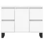 Mueble de baño madera de ingeniería blanco 80x33x60 cm de vidaXL, Tocadores de baño - Ref: Foro24-831660, Precio: 85,51 €, De...