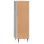 Armario de baño madera contrachapada gris Sonoma 30x30x100 cm by vidaXL, bathroom vanities - Ref: Foro24-831554, Price: 49,16...