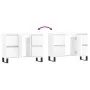 Mueble de baño madera de ingeniería blanco 80x33x60 cm de vidaXL, Tocadores de baño - Ref: Foro24-831660, Precio: 85,51 €, De...