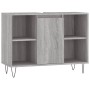 Mueble de baño madera de ingeniería gris Sonoma 80x33x60 cm de vidaXL, Tocadores de baño - Ref: Foro24-831634, Precio: 58,44 €