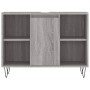 Mueble de baño madera de ingeniería gris Sonoma 80x33x60 cm de vidaXL, Tocadores de baño - Ref: Foro24-831634, Precio: 58,44 €