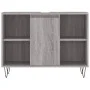 Sonoma grauer Badezimmerschrank aus Holzwerkstoff, 80 x 33 x 60 cm von vidaXL, Badezimmerwaschtische - Ref: Foro24-831634, Pr...