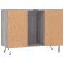 Sonoma grauer Badezimmerschrank aus Holzwerkstoff, 80 x 33 x 60 cm von vidaXL, Badezimmerwaschtische - Ref: Foro24-831634, Pr...