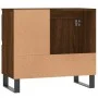 Badezimmerschrank Sperrholz braune Eiche 65x33x60 cm von vidaXL, Badezimmerwaschtische - Ref: Foro24-831619, Preis: 70,03 €, ...