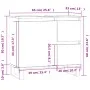 Badezimmerschrank Sperrholz braune Eiche 65x33x60 cm von vidaXL, Badezimmerwaschtische - Ref: Foro24-831619, Preis: 70,03 €, ...