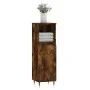 Badezimmerschrank aus geräuchertem Eichensperrholz, 30 x 30 x 100 cm von vidaXL, Badezimmerwaschtische - Ref: Foro24-831553, ...
