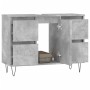Concrete gray engineered wood bathroom cabinet 80x33x60 cm by vidaXL, bathroom vanities - Ref: Foro24-831656, Price: 75,81 €,...