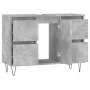 Concrete gray engineered wood bathroom cabinet 80x33x60 cm by vidaXL, bathroom vanities - Ref: Foro24-831656, Price: 74,79 €,...