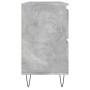 Concrete gray engineered wood bathroom cabinet 80x33x60 cm by vidaXL, bathroom vanities - Ref: Foro24-831656, Price: 75,81 €,...