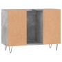 Concrete gray engineered wood bathroom cabinet 80x33x60 cm by vidaXL, bathroom vanities - Ref: Foro24-831656, Price: 75,81 €,...