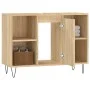 Badmöbel aus Holzwerkstoff Sonoma Eiche 80x33x60 cm von vidaXL, Badezimmerwaschtische - Ref: Foro24-831631, Preis: 59,63 €, R...