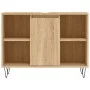 Badmöbel aus Holzwerkstoff Sonoma Eiche 80x33x60 cm von vidaXL, Badezimmerwaschtische - Ref: Foro24-831631, Preis: 59,63 €, R...