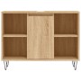 Badmöbel aus Holzwerkstoff Sonoma Eiche 80x33x60 cm von vidaXL, Badezimmerwaschtische - Ref: Foro24-831631, Preis: 60,45 €, R...