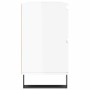 Glossy white engineered wood bathroom cabinet 80x33x60 cm by vidaXL, bathroom vanities - Ref: Foro24-831662, Price: 116,70 €,...