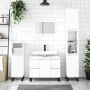 Armario de baño madera de ingeniería blanco 30x30x100 cm de vidaXL, Tocadores de baño - Ref: Foro24-831564, Precio: 59,98 €, ...