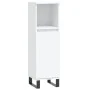White engineered wood bathroom cabinet 30x30x100 cm by vidaXL, bathroom vanities - Ref: Foro24-831564, Price: 59,98 €, Discou...