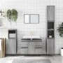 Mueble de baño madera de ingeniería gris Sonoma 80x33x60 cm de vidaXL, Tocadores de baño - Ref: Foro24-831650, Precio: 75,14 ...