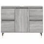 Mueble de baño madera de ingeniería gris Sonoma 80x33x60 cm de vidaXL, Tocadores de baño - Ref: Foro24-831650, Precio: 75,14 ...