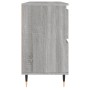 Sonoma Badmöbel aus grauem Holzwerkstoff 80x33x60 cm von vidaXL, Badezimmerwaschtische - Ref: Foro24-831650, Preis: 76,07 €, ...