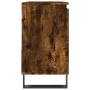 Smoked oak plywood bathroom cabinet 65x33x60 cm by vidaXL, bathroom vanities - Ref: Foro24-831617, Price: 71,18 €, Discount: %