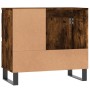 Badezimmerschrank aus geräuchertem Eichensperrholz, 65 x 33 x 60 cm von vidaXL, Badezimmerwaschtische - Ref: Foro24-831617, P...